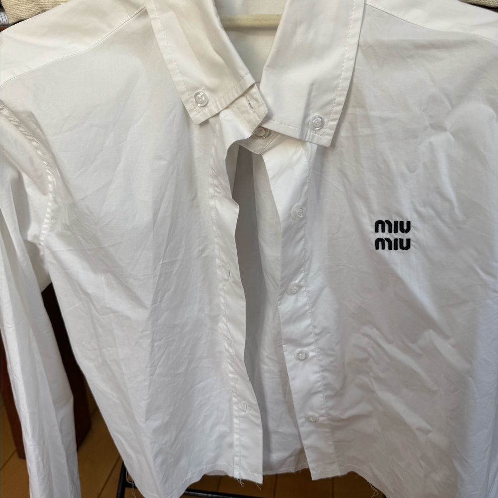 Miu Miu Poplin White Shirt open to offers